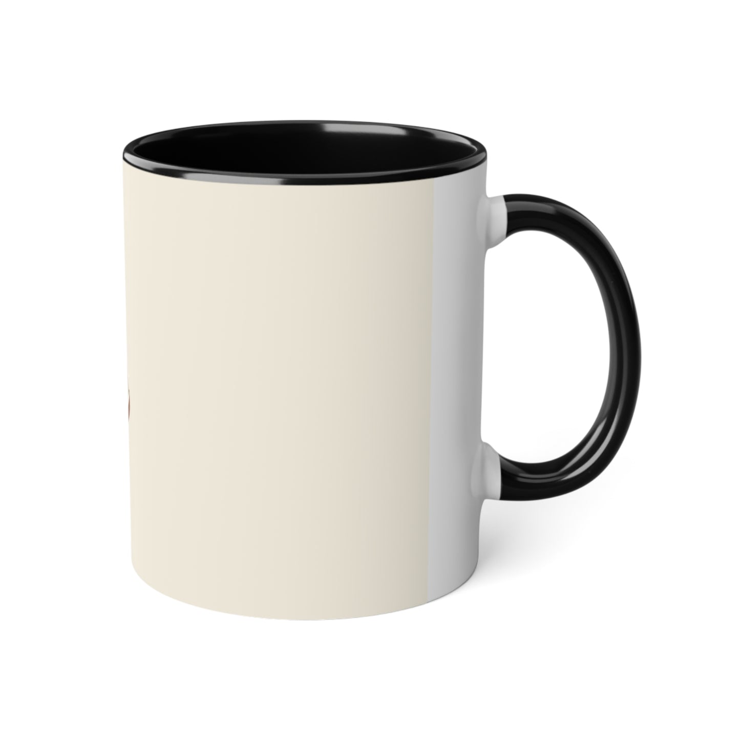 White Accent Mug, 11oz