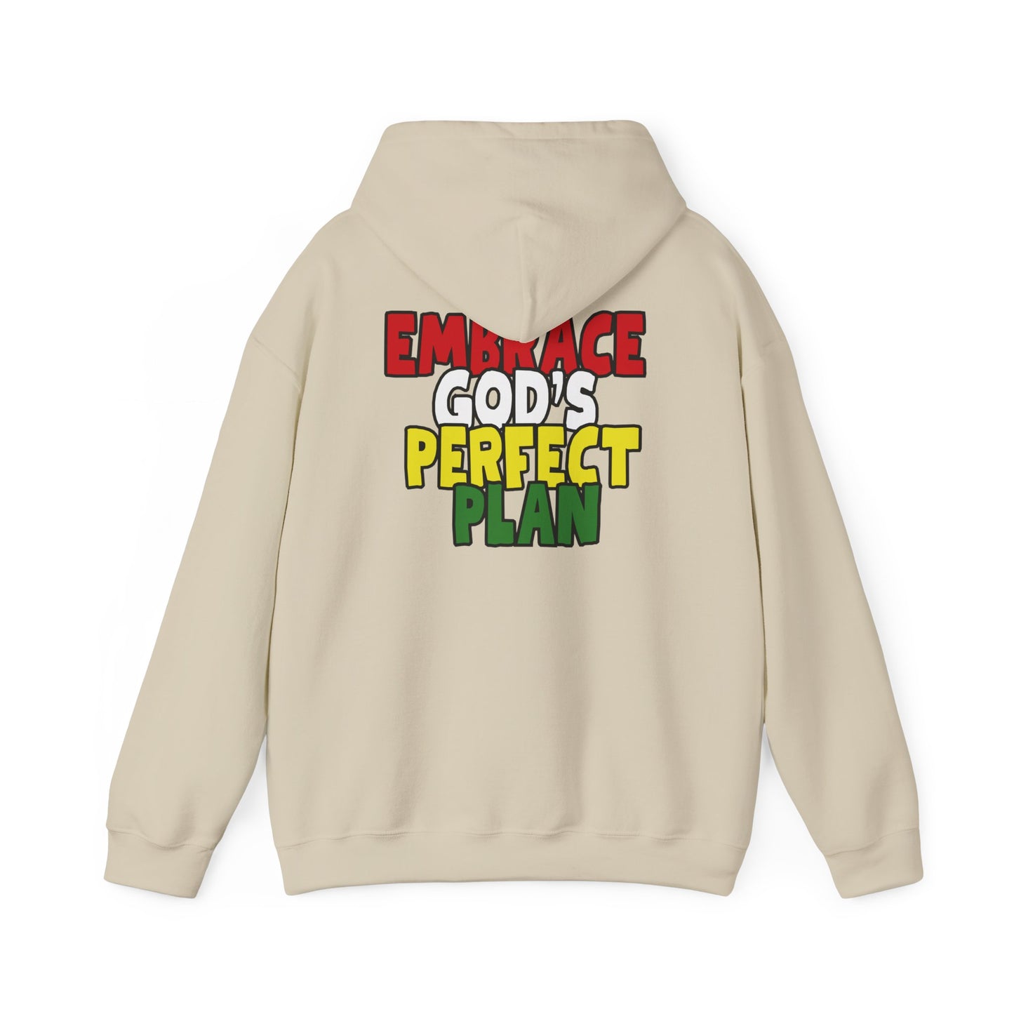 Embrace God's Perfect Plan Hooded Sweatshirt