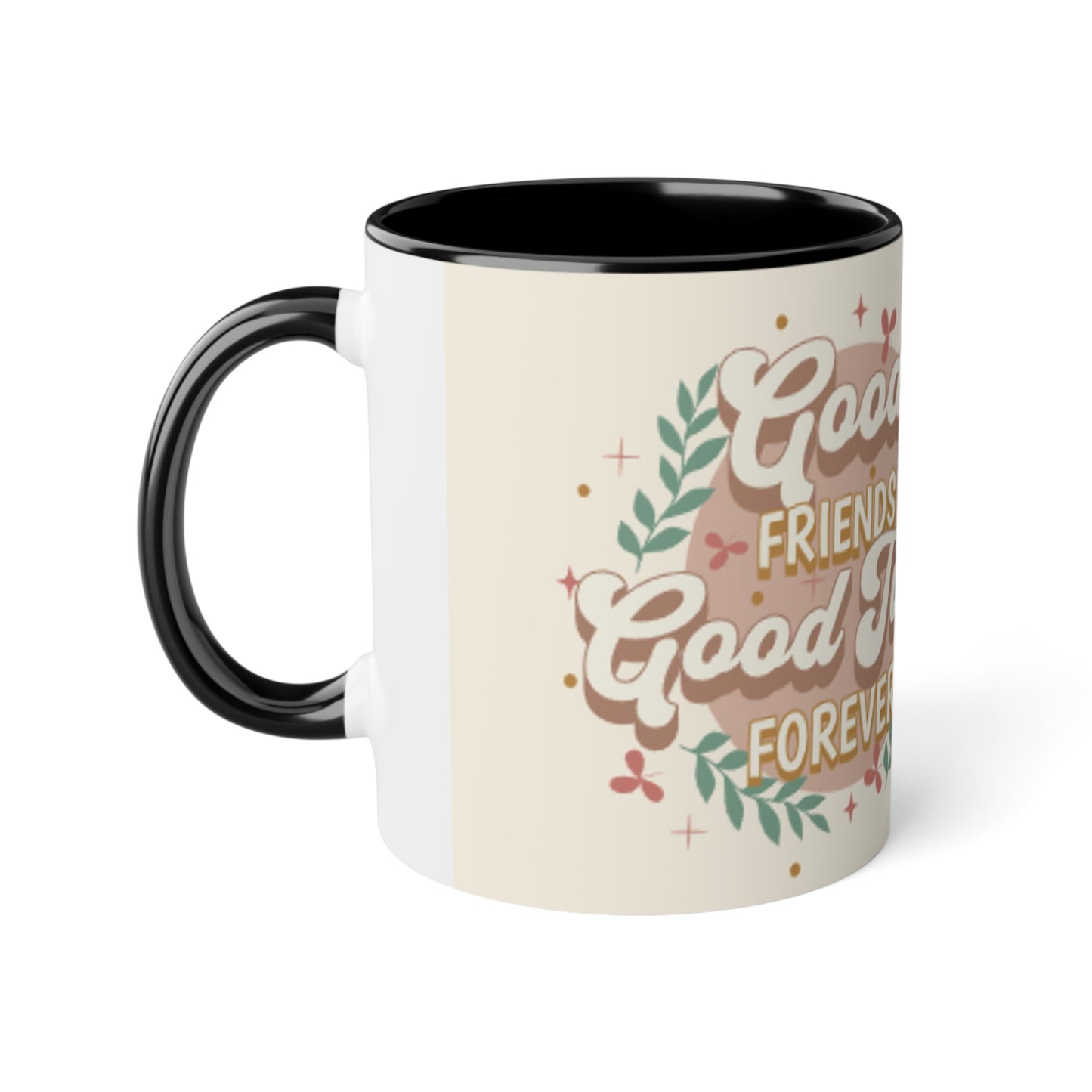 White Accent Mug, 11oz